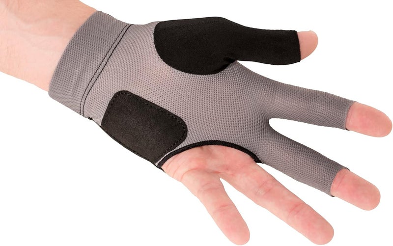 Predator Second Skin Billiard Glove Black and Gray: Fits Left Bridge Hand (Small/Medium) - Image 3